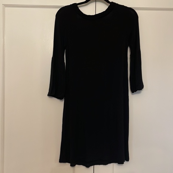 Black knit tee dress - Picture 4 of 6